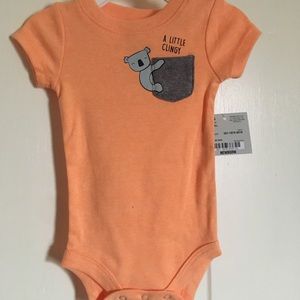 Okie dokie newborn koala onesie NWT